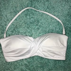 White Bandeau Bikini Top